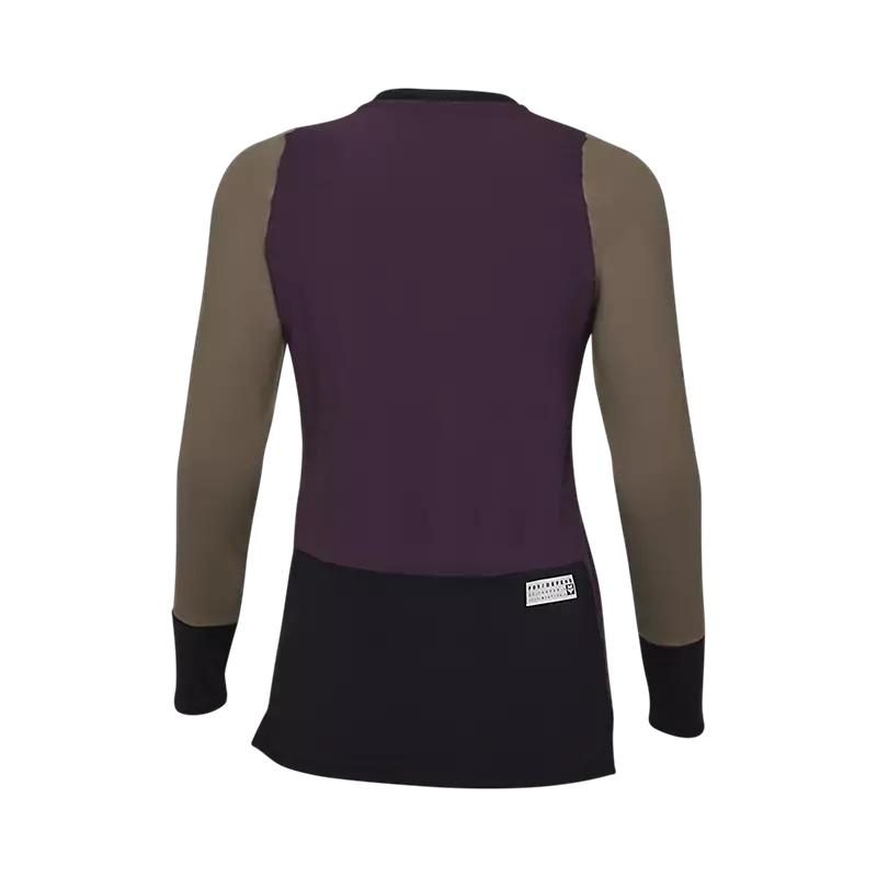 Fox Racing Defend Thermal Long Sleeve Mtb Jersey - Womens - Dark Purple 2