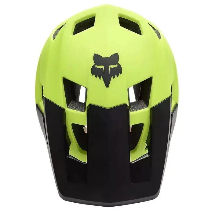 Fox Racing Dropframe Mtb Helmet - Flo Yellow 2