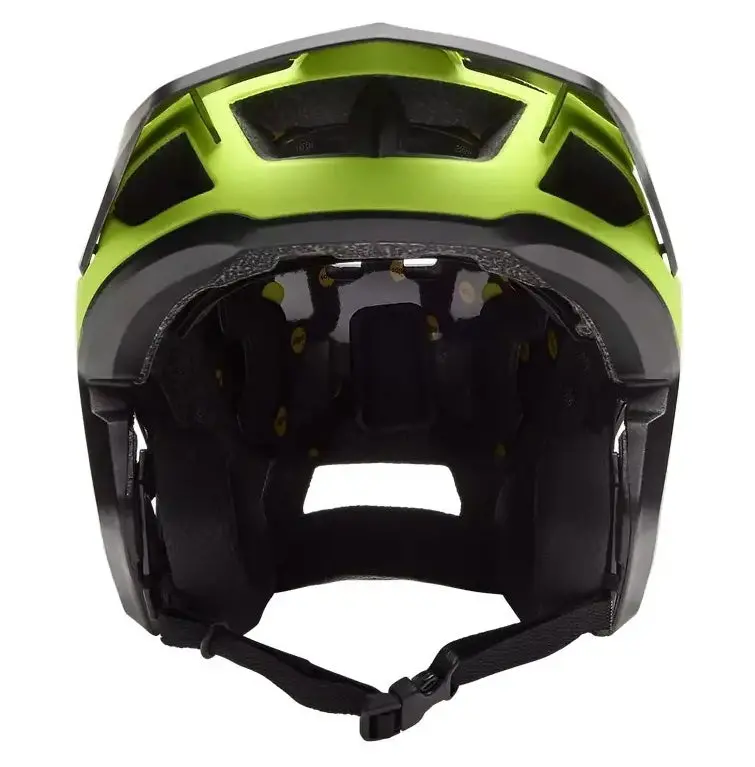 Fox Racing Dropframe Mtb Helmet - Flo Yellow 3