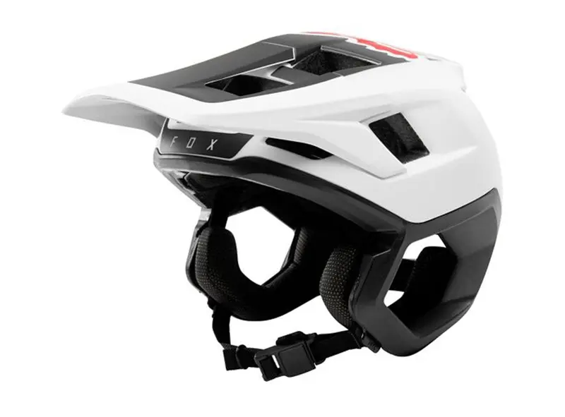 Fox Racing Dropframe Mtb Helmet - White-Black - 2019 1