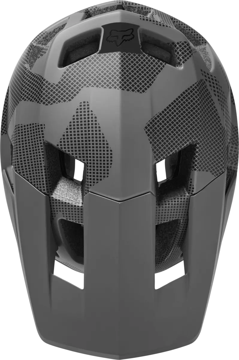 Fox Racing Dropframe Pro Camo Mtb Helmet - Gray Camo 3