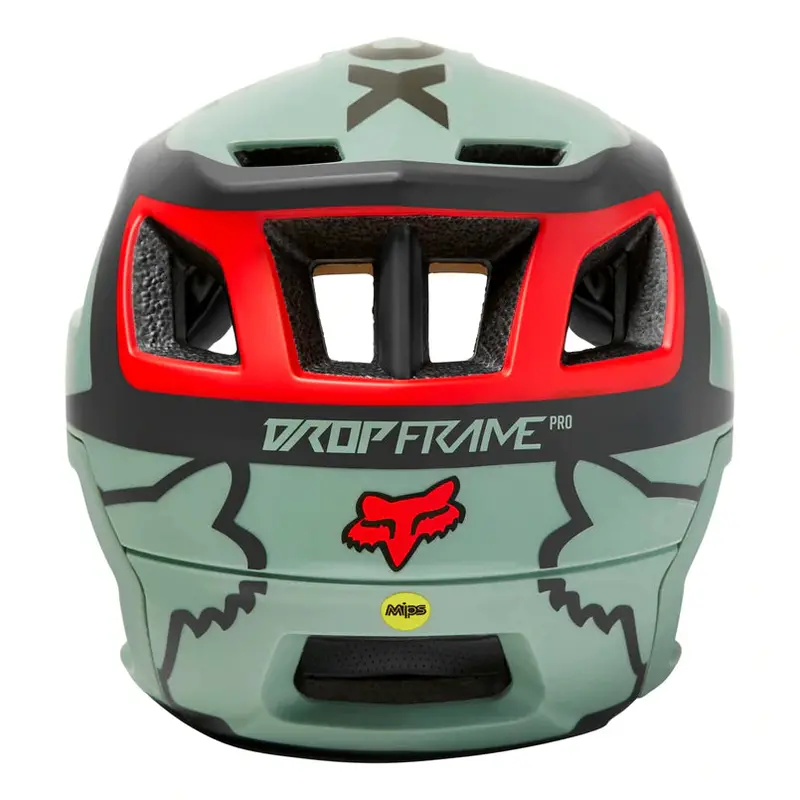Fox Racing Dropframe Pro Divide Mtb Helmet - Eucalyptus 2