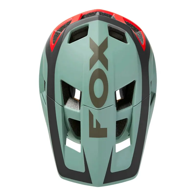 Fox Racing Dropframe Pro Divide Mtb Helmet - Eucalyptus 3