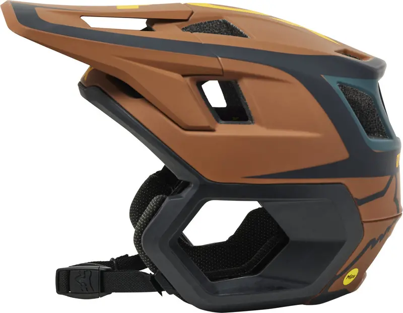 Fox Racing Dropframe Pro Divide Mtb Helmet - Nutmeg - 2022 3