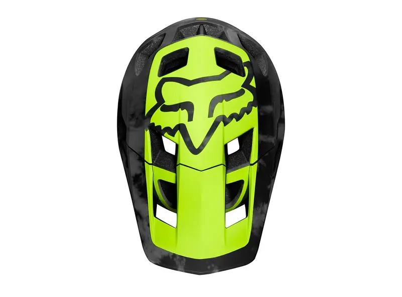 Fox Racing Dropframe Pro Mtb Helmet - Elv - Day Glo Yellow - 2020 3