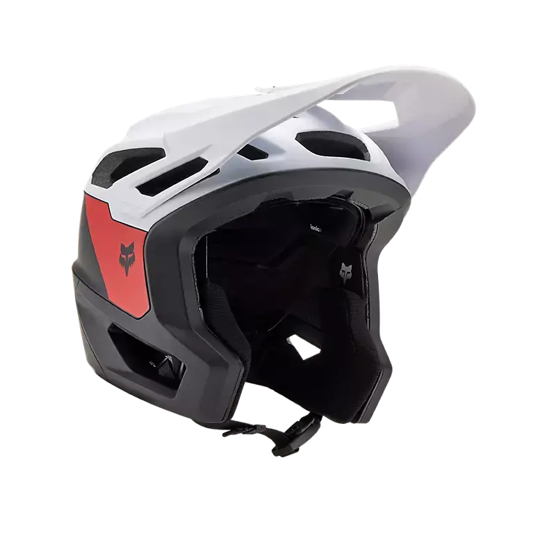 Fox Racing Dropframe Pro Mtb Helmet - Nyf - Black-White 2