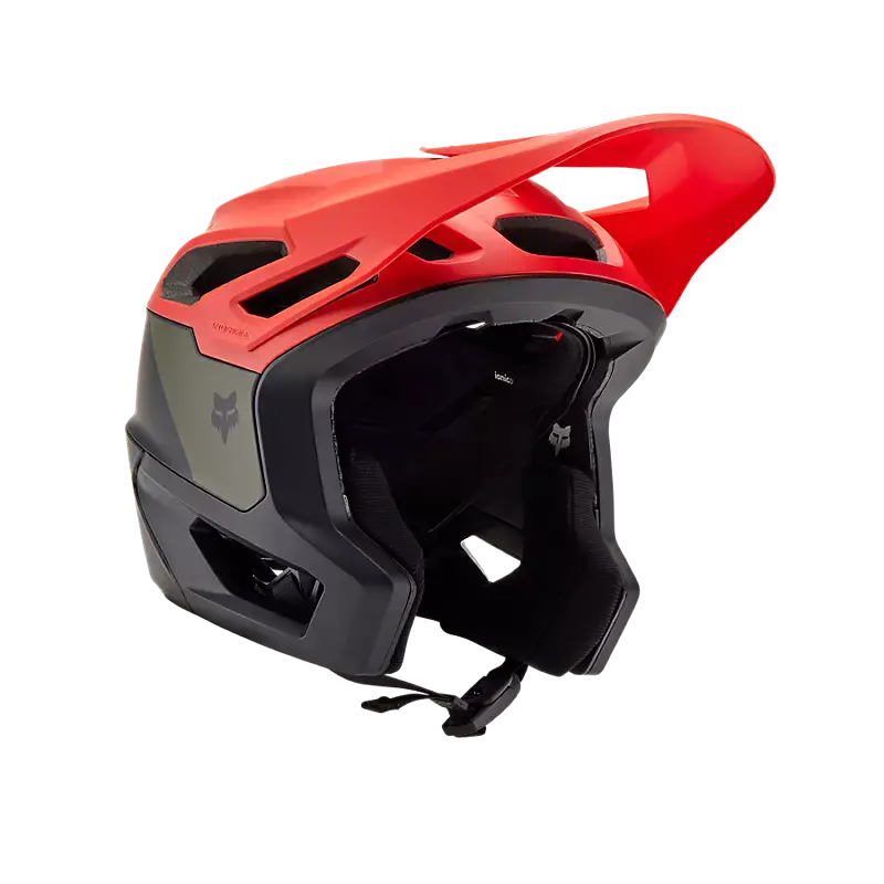 Fox Racing Dropframe Pro Mtb Helmet - Nyf - Orange Flame 2