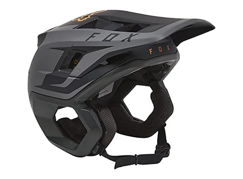 Fox Racing Dropframe Pro Mtb Helmet - Sideswipe - Black-Gold - 2021 1