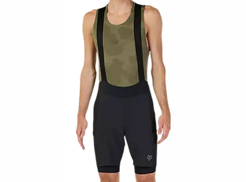 Fox Racing Flexair Ascent Cargo Bib Short - Black 1