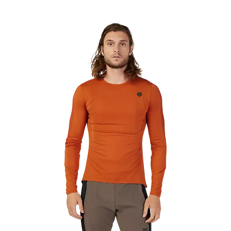 Fox Racing Flexair Ascent Long Sleeve Mtb Jersey - Burnt Orange 2