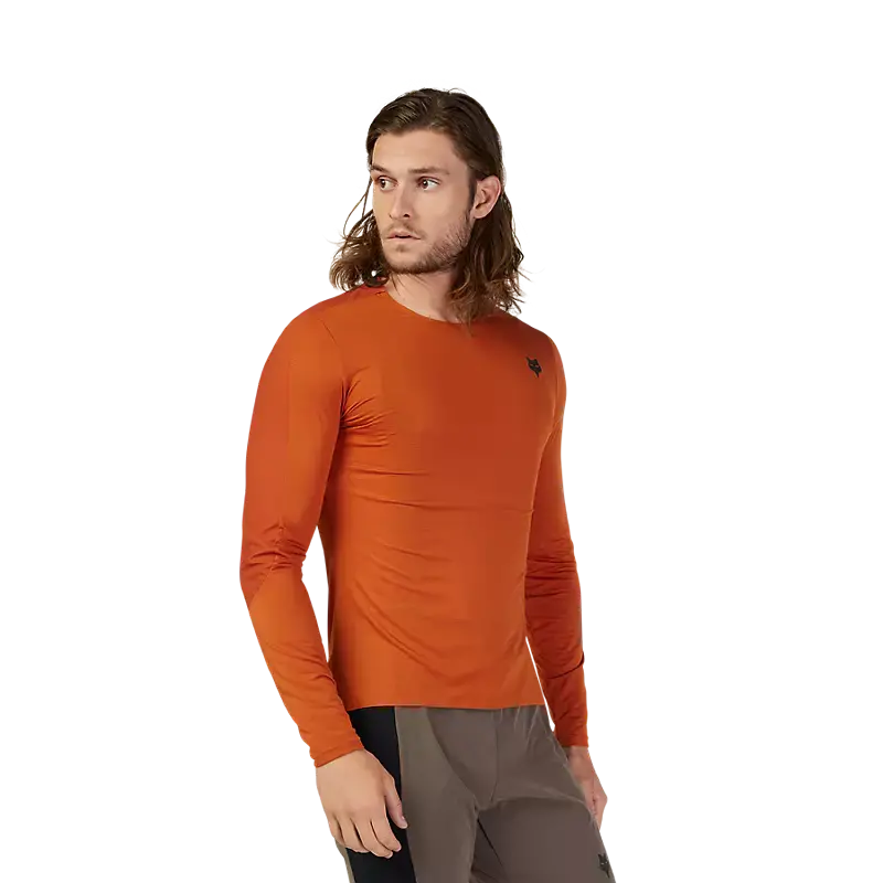 Fox Racing Flexair Ascent Long Sleeve Mtb Jersey - Burnt Orange 4