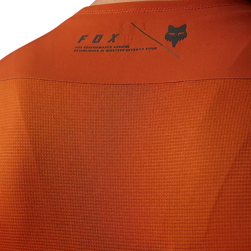 Fox Racing Flexair Ascent Long Sleeve Mtb Jersey - Burnt Orange 5