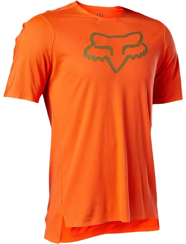 Fox Racing Flexair Ascent Short Sleeve Mtb Jersey - Burnt Orange 1