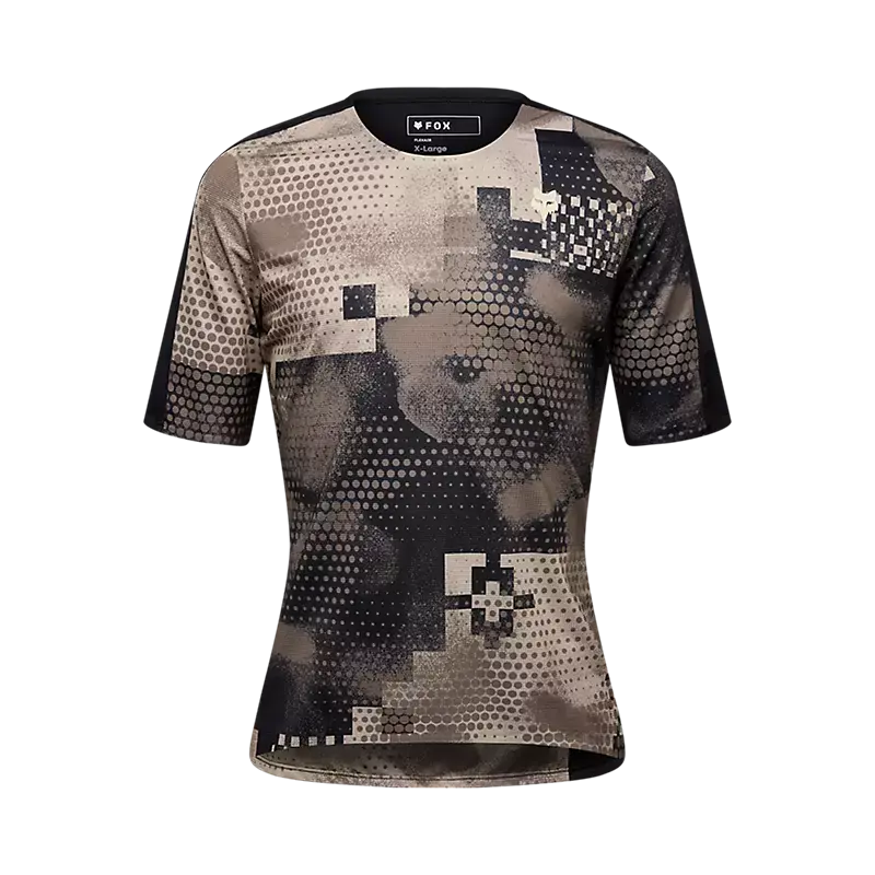 Fox Racing Flexair Ascent Short Sleeve Mtb Jersey - Pulse - Sand 1