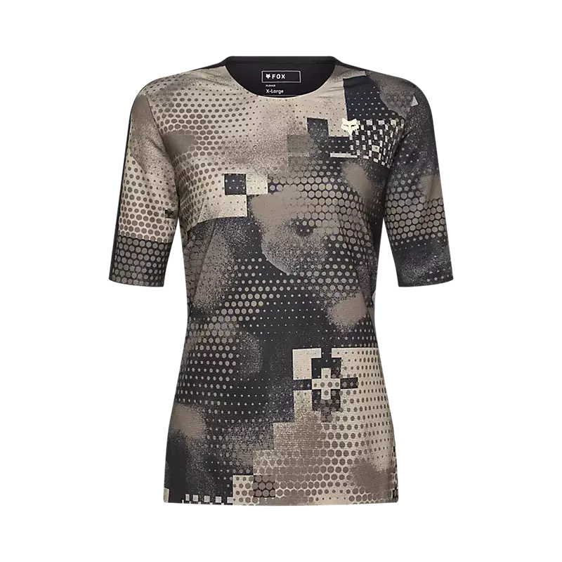 Fox Racing Flexair Ascent Short Sleeve Mtb Jersey - Pulse - Womens - Sand 1