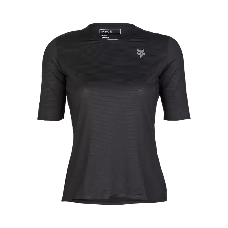 Fox Racing Flexair Ascent Short Sleeve Mtb Jersey - Womens - Black 1