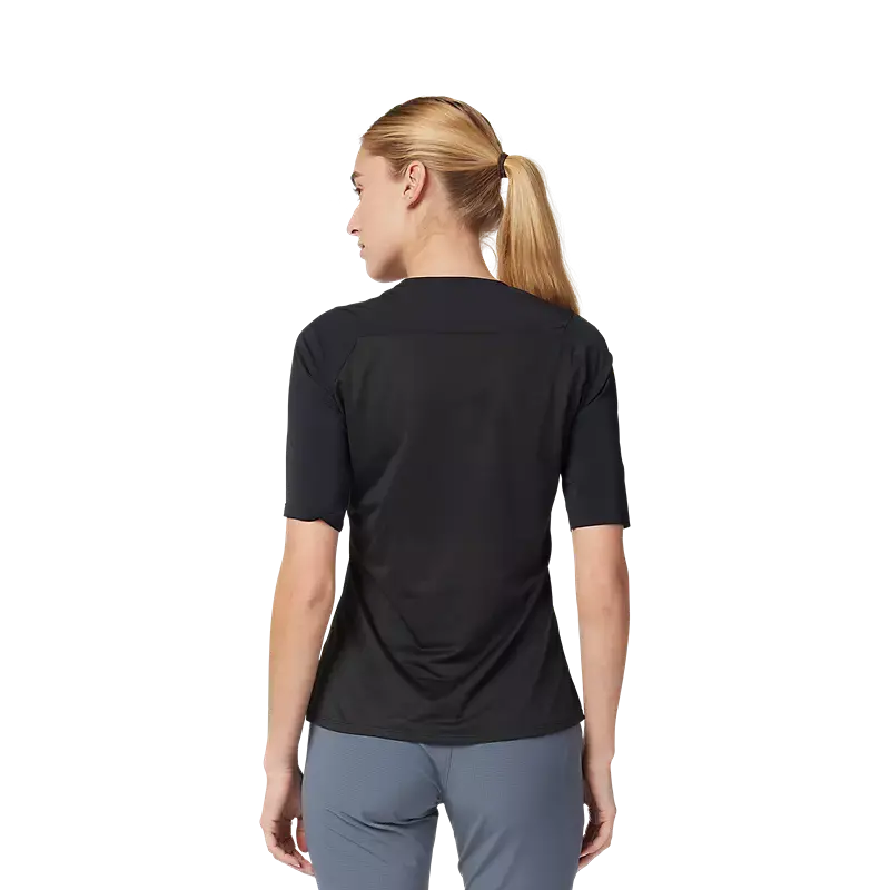 Fox Racing Flexair Ascent Short Sleeve Mtb Jersey - Womens - Black 4