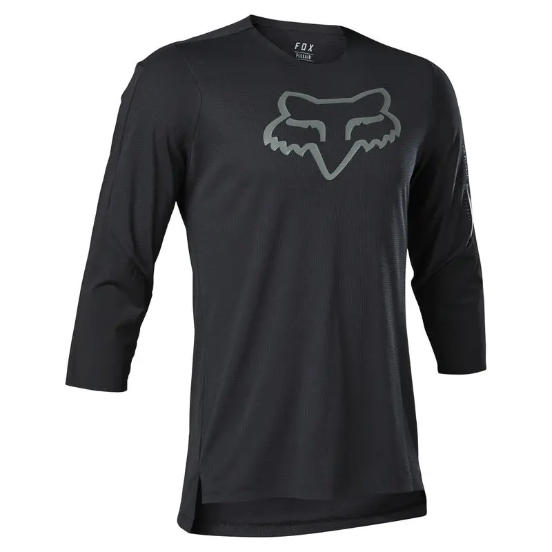 Fox Racing Flexair Delta 3/4 Sleeve Mtb Jersey - Black 1