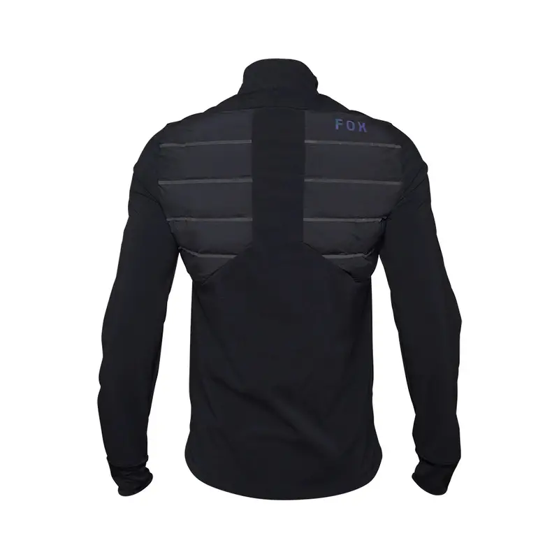 Fox Racing Flexair Fire Hybrid Cycling Jacket - Lunar - Black 2