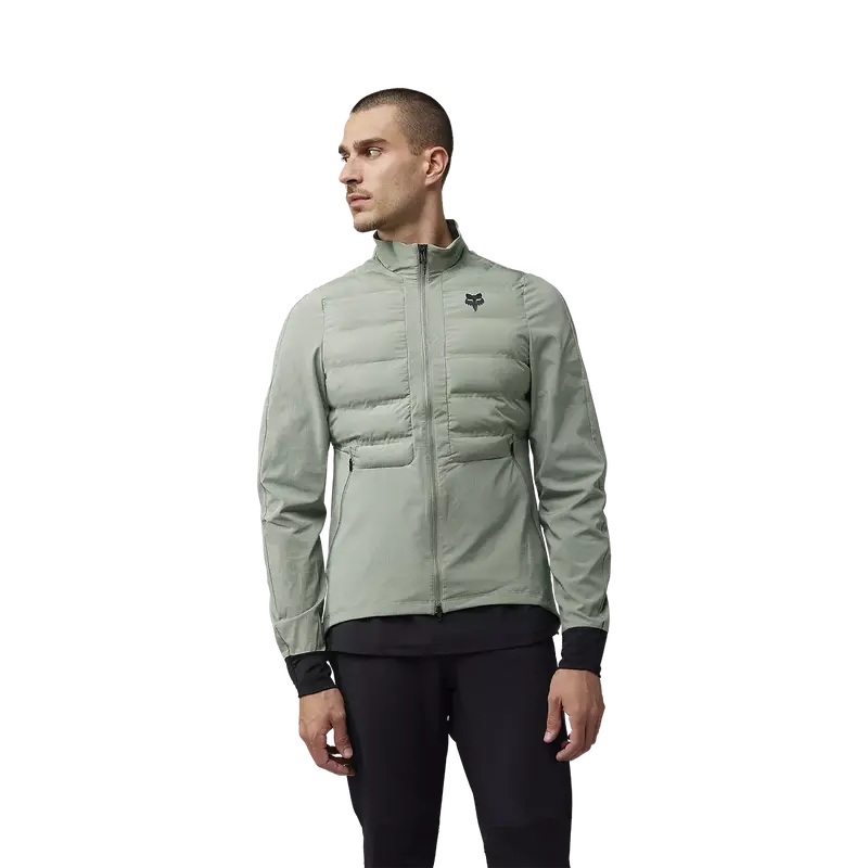 Fox Racing Flexair Fire Hybrid Cycling Jacket - Moss 3