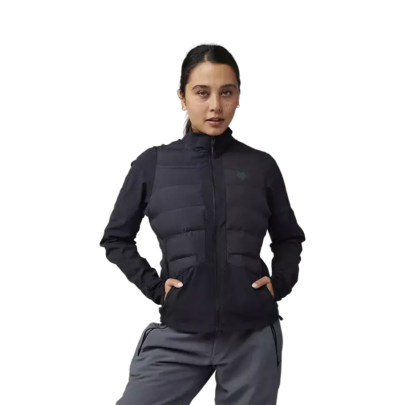 Fox Racing Flexair Fire Hybrid Cycling Jacket - Womens - Black 3