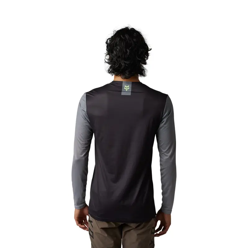 Fox Racing Flexair Long Sleeve Mtb Jersey - Arcadia - Black 2
