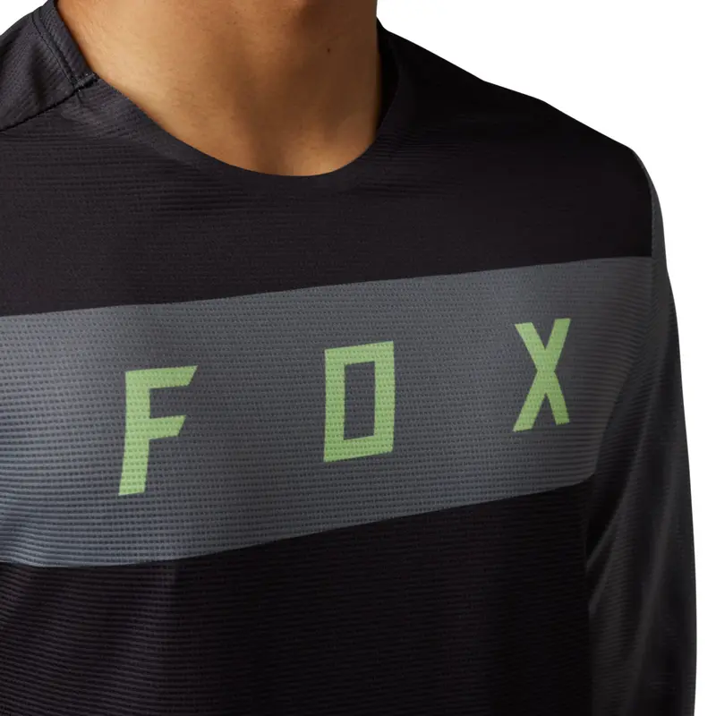 Fox Racing Flexair Long Sleeve Mtb Jersey - Arcadia - Black 3