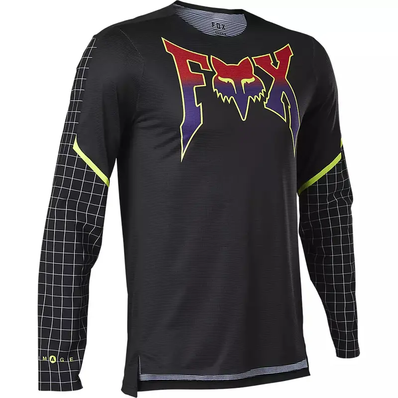 Fox Racing Flexair Long Sleeve Mtb Jersey - Celz - Black 1