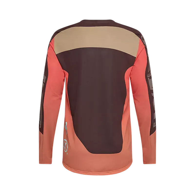Fox Racing Flexair Long Sleeve Mtb Jersey - Elevated - Cocoa 2