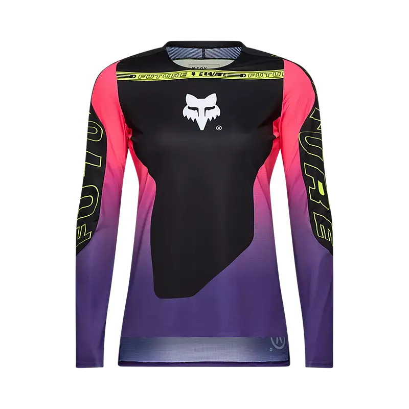 Fox Racing Flexair Long Sleeve Mtb Jersey - Elevated - Womens - Black 1