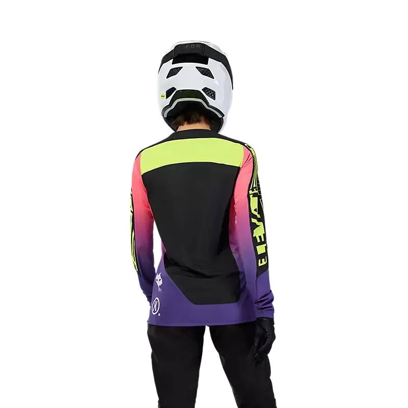 Fox Racing Flexair Long Sleeve Mtb Jersey - Elevated - Womens - Black 4