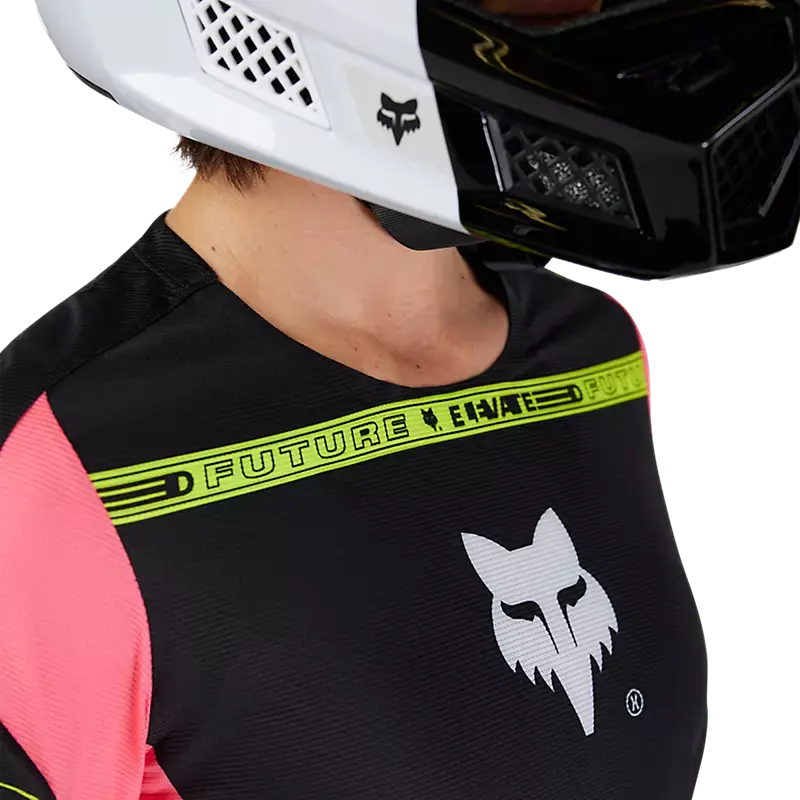 Fox Racing Flexair Long Sleeve Mtb Jersey - Elevated - Womens - Black 5