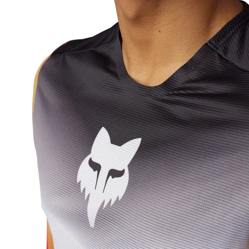 Fox Racing Flexair Long Sleeve Mtb Jersey - Novah - Black-White 3