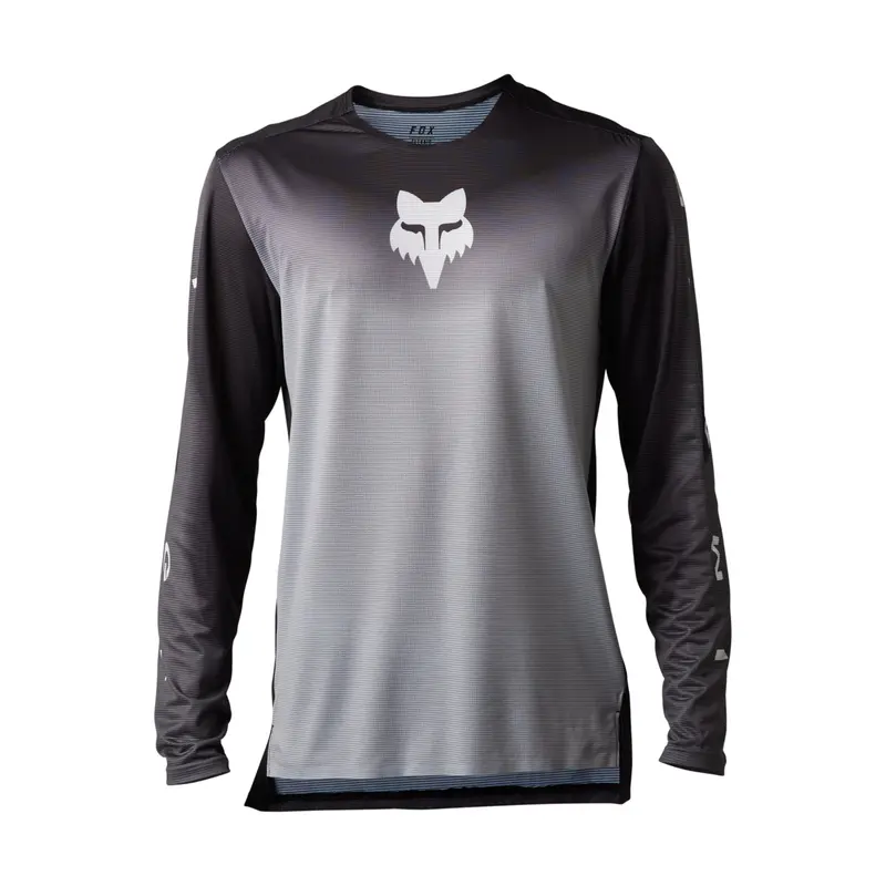 Fox Racing Flexair Long Sleeve Mtb Jersey - Novah - Steel Gray 1