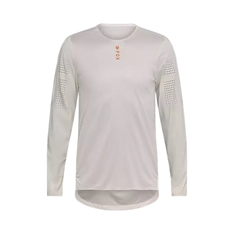 Fox Racing Flexair Pro Long Sleeve Mtb Jersey - Vintage White 1