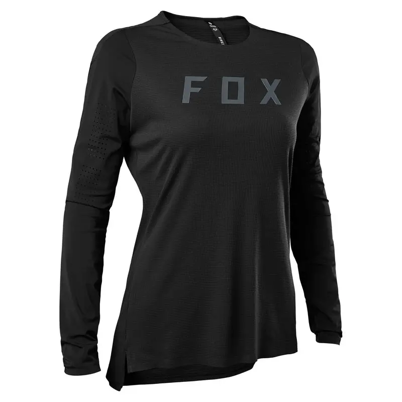 Fox Racing Flexair Pro Long Sleeve Mtb Jersey - Womens - Black 1