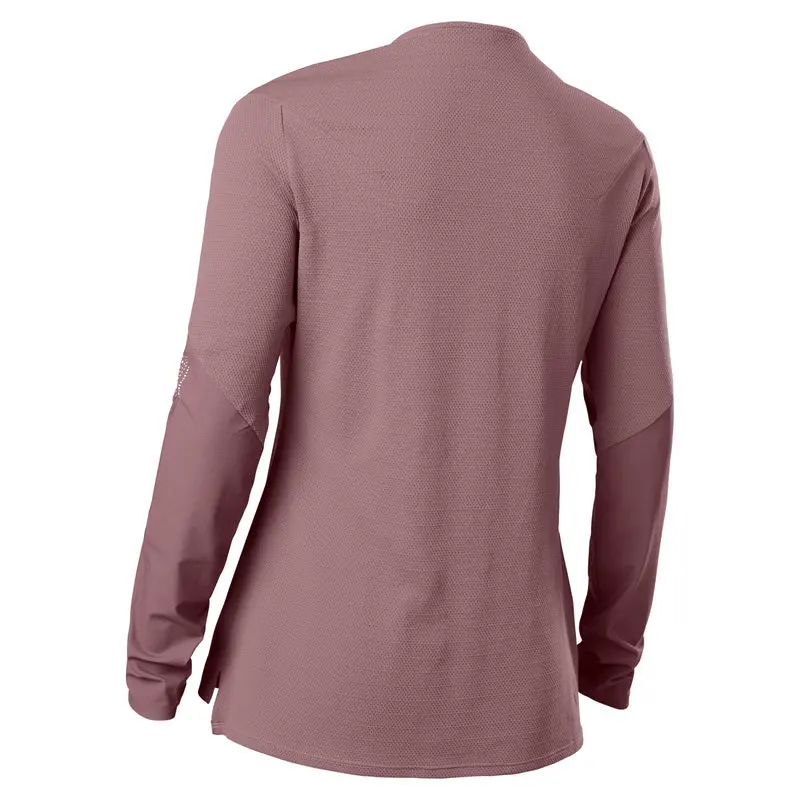Fox Racing Flexair Pro Long Sleeve Mtb Jersey - Womens - Plum Perfect 2