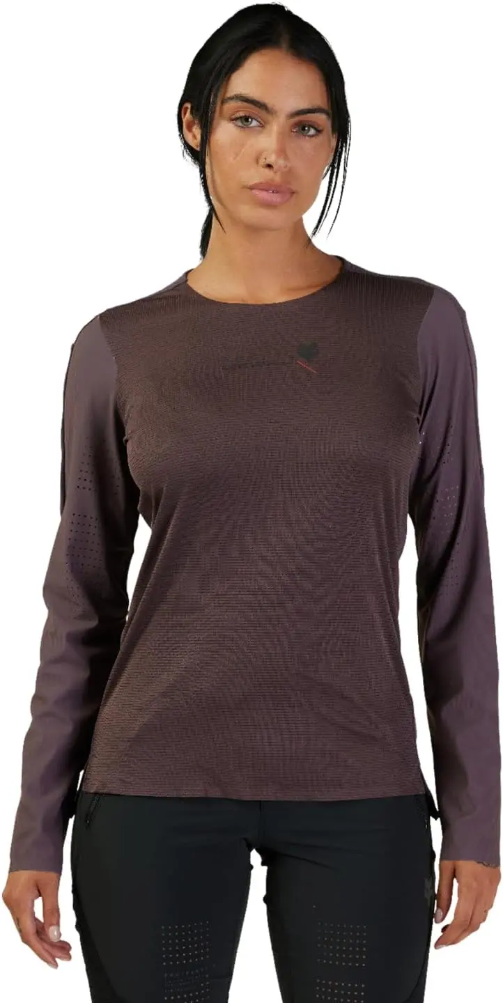 Fox Racing Flexair Pro Long Sleeve Mtb Jersey - Womens - Purple 2