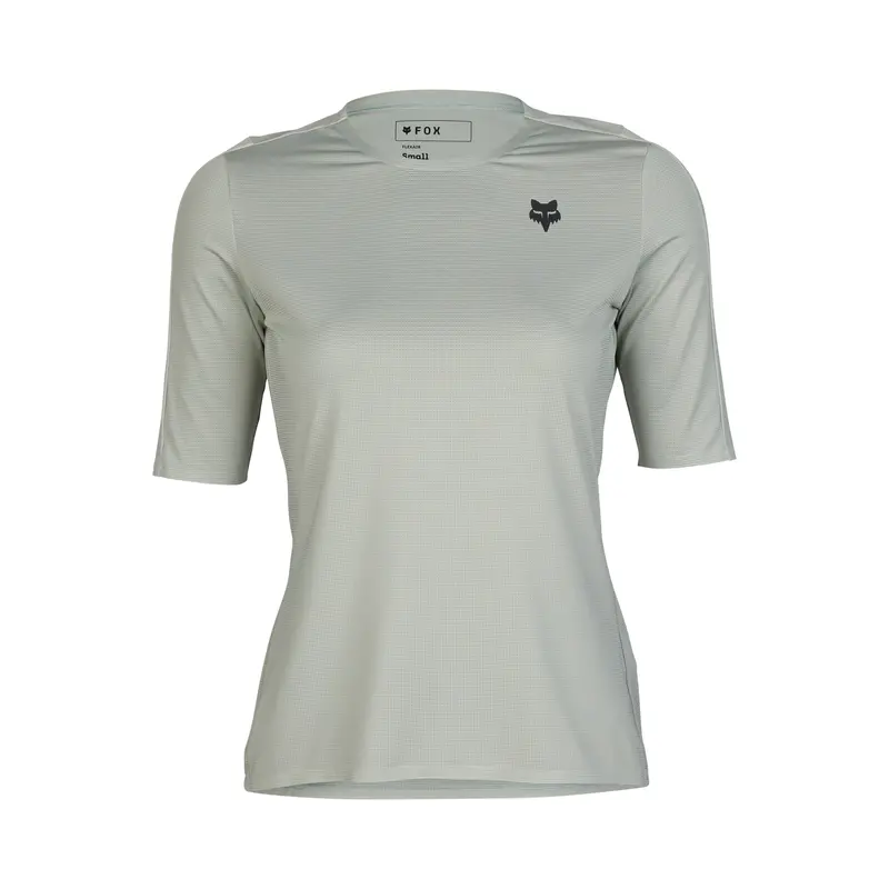 Fox Racing Flexair Short Sleeve Mtb Jersey - Ascent - Womens - Gray Vintage 1