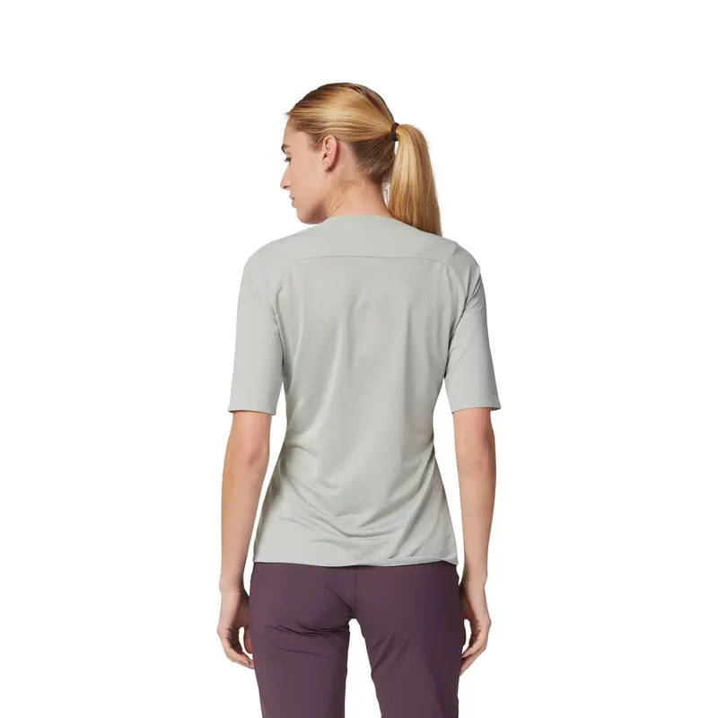 Fox Racing Flexair Short Sleeve Mtb Jersey - Ascent - Womens - Gray Vintage 4