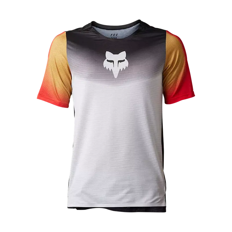 Fox Racing Flexair Short Sleeve Mtb Jersey - Novah - Black-White 1