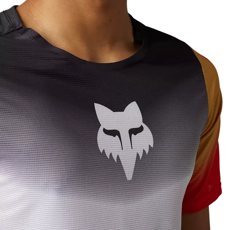 Fox Racing Flexair Short Sleeve Mtb Jersey - Novah - Black-White 3