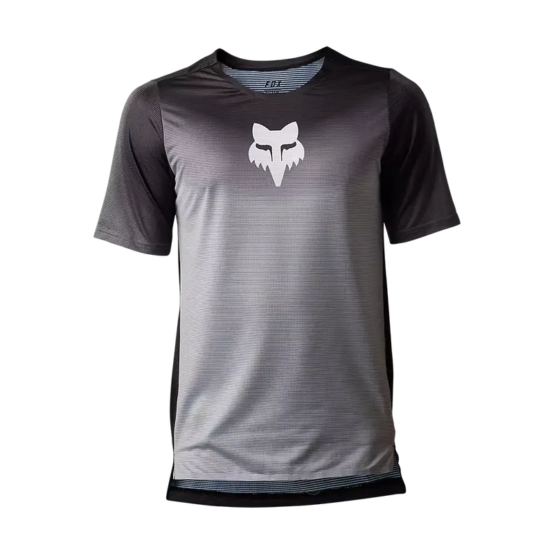 Fox Racing Flexair Short Sleeve Mtb Jersey - Novah - Steel Gray 1