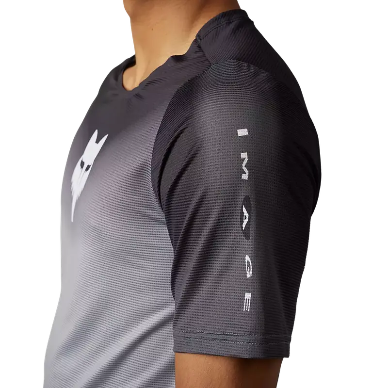 Fox Racing Flexair Short Sleeve Mtb Jersey - Novah - Steel Gray 3