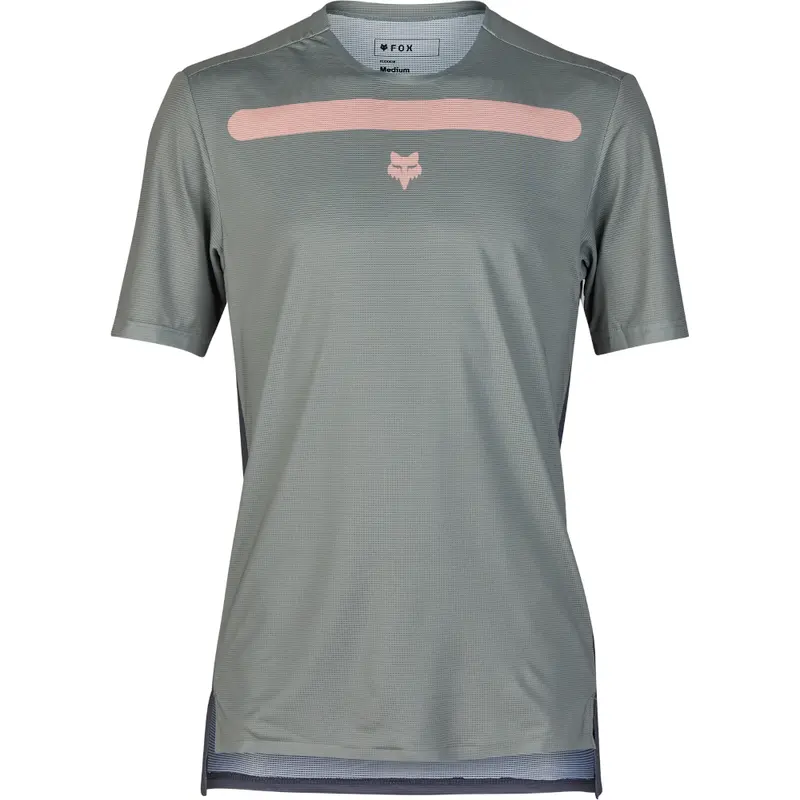 Fox Racing Flexair Short Sleeve Mtb Race Jersey - Aviation - Gray Vintage 1