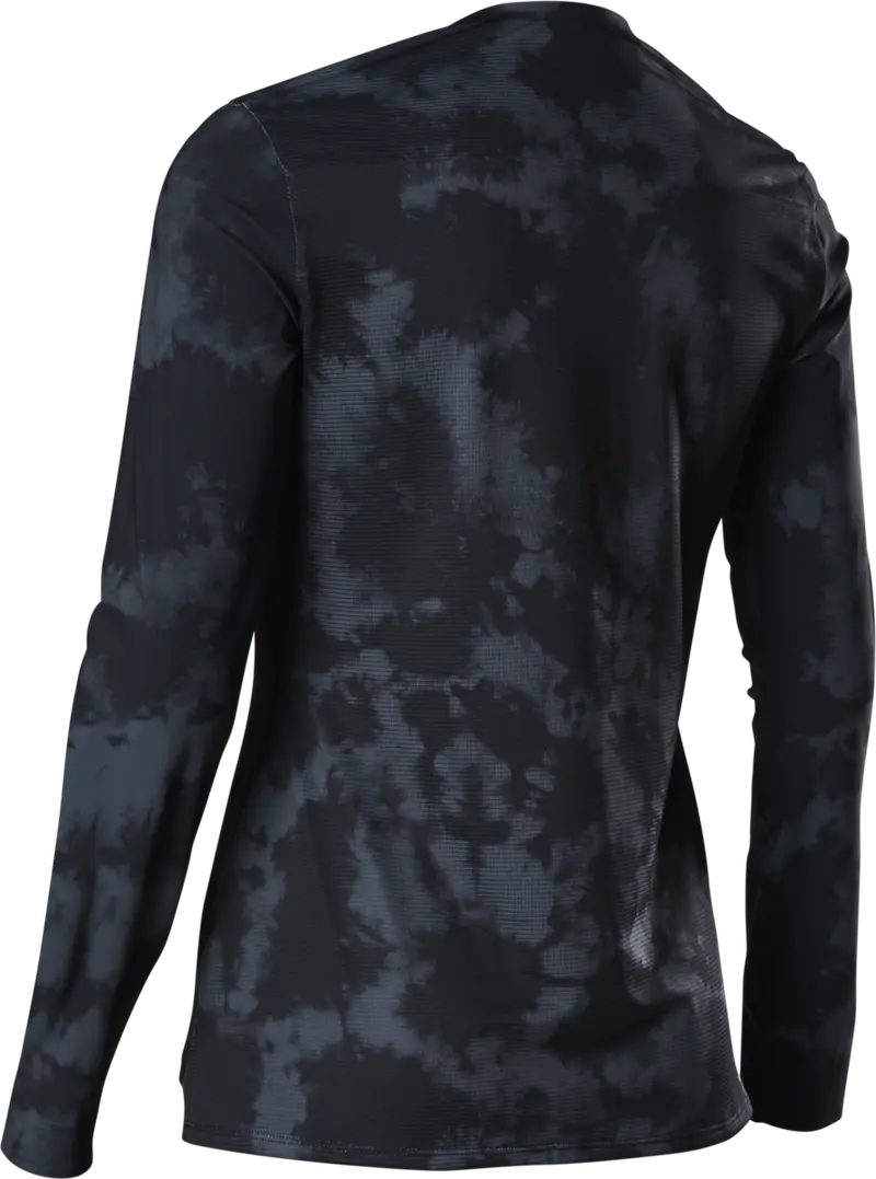 Fox Racing Flexair Ts57 Long Sleeve Mtb Jersey - Womens - Black - 2022 2