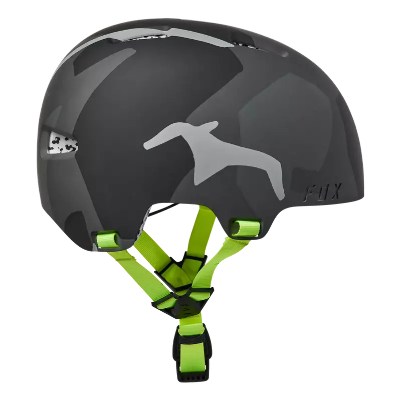 Fox Racing Flight Pro Dirt Jump Helmet - Runn - Youth - Black-Yellow - 2023 1