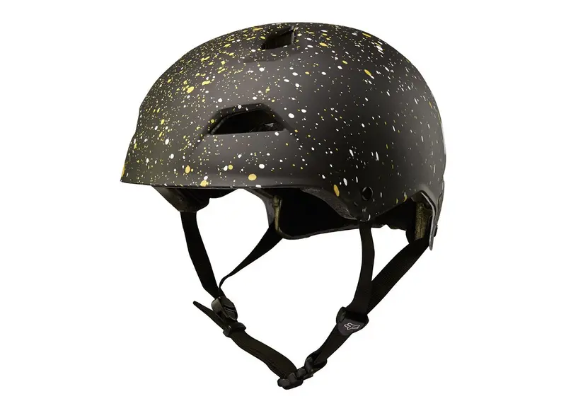 Fox Racing Flight Splatter Dirt Jump Helmet - Black-Gold 1