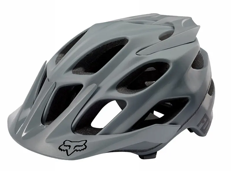Fox Racing Flux Solids Mtb Helmet - Gray 1