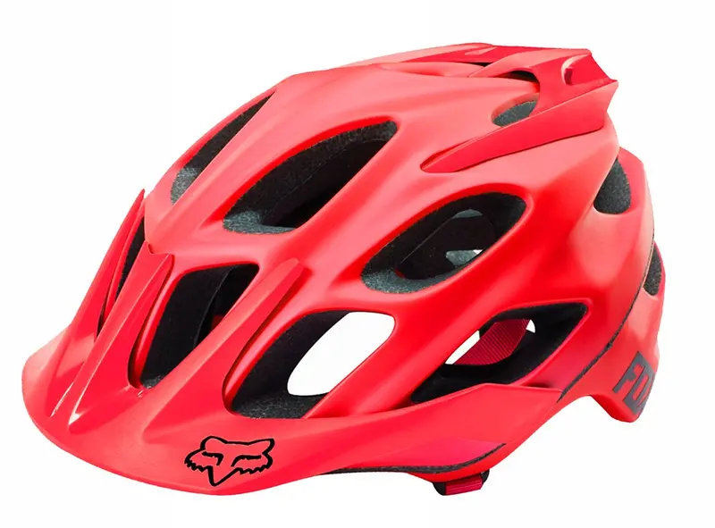 Fox Racing Flux Solids Mtb Helmet - Red 1